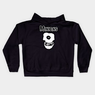 Funny Cute Skull 80's Retro Punk Rock Band Parody Kids Hoodie